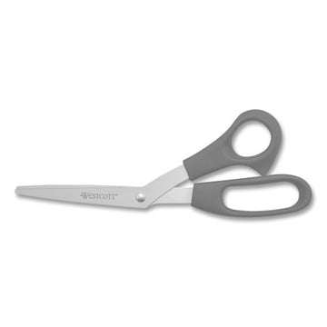 Westcott® Value Line Stainless Steel Shears, 8" Long, 3.5" Cut Length, Black Offset Handles, 3-pack freeshipping - TVN Wholesale